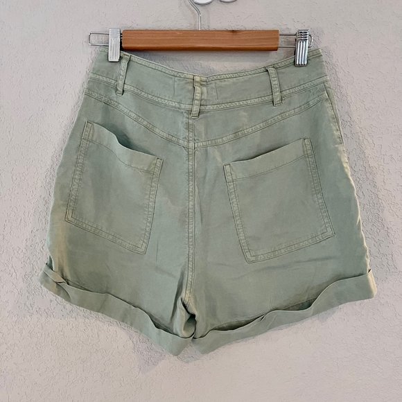 Anthropologie cloth & stone high-rise cargo shorts - Picture 5 of 6